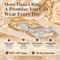 A Promise You Can Wear Every Day — Heart-Cut 5A CZ “I Promise You” Ring in 925 Sterling Silver | Gold or Silver | Last Day Sale-90% OFF🔥