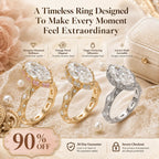 A Timeless Heirloom-Inspired Marquise Ring With Unforgettable Diamond Brilliance | Last Day Sale-90% OFF🔥