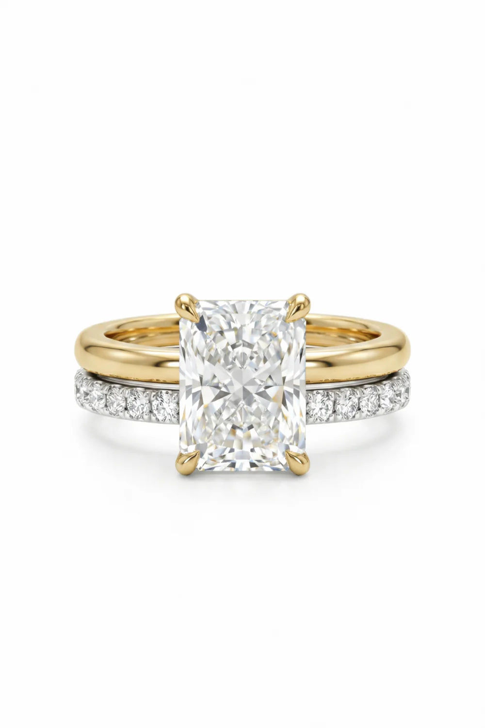 csandiva™ 3-Carat VVS1 Moissanite Ring Suite - Travel-Safe Brilliance & Elegant Heirloom Alternative | Claim 90% OFF Today🔥
