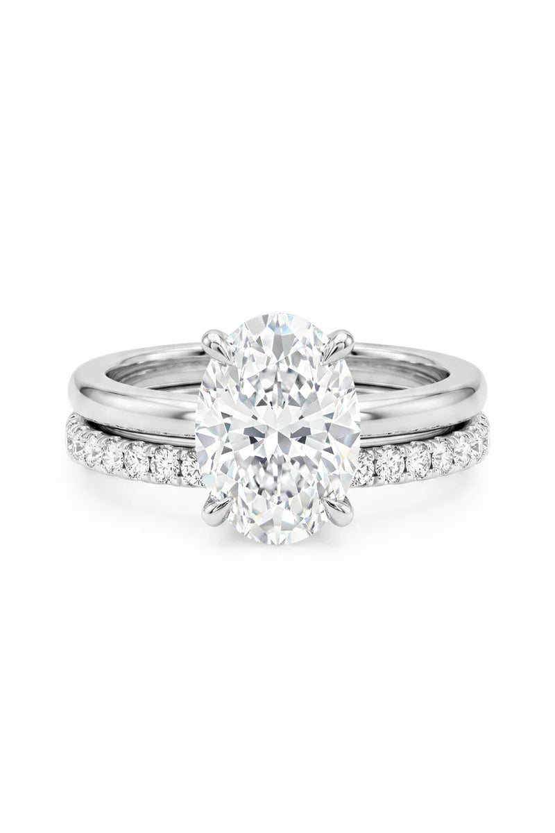 csandiva™ 3-Carat VVS1 Moissanite Ring Suite - Travel-Safe Brilliance & Elegant Heirloom Alternative | Claim 90% OFF Today🔥