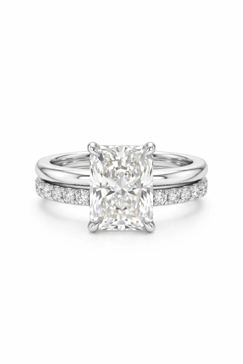 csandiva™ 3-Carat VVS1 Moissanite Ring Suite - Travel-Safe Brilliance & Elegant Heirloom Alternative | Claim 90% OFF Today🔥