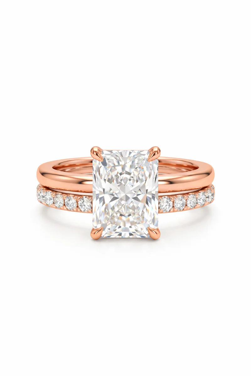 csandiva™ 3-Carat VVS1 Moissanite Ring Suite - Travel-Safe Brilliance & Elegant Heirloom Alternative | Claim 90% OFF Today🔥