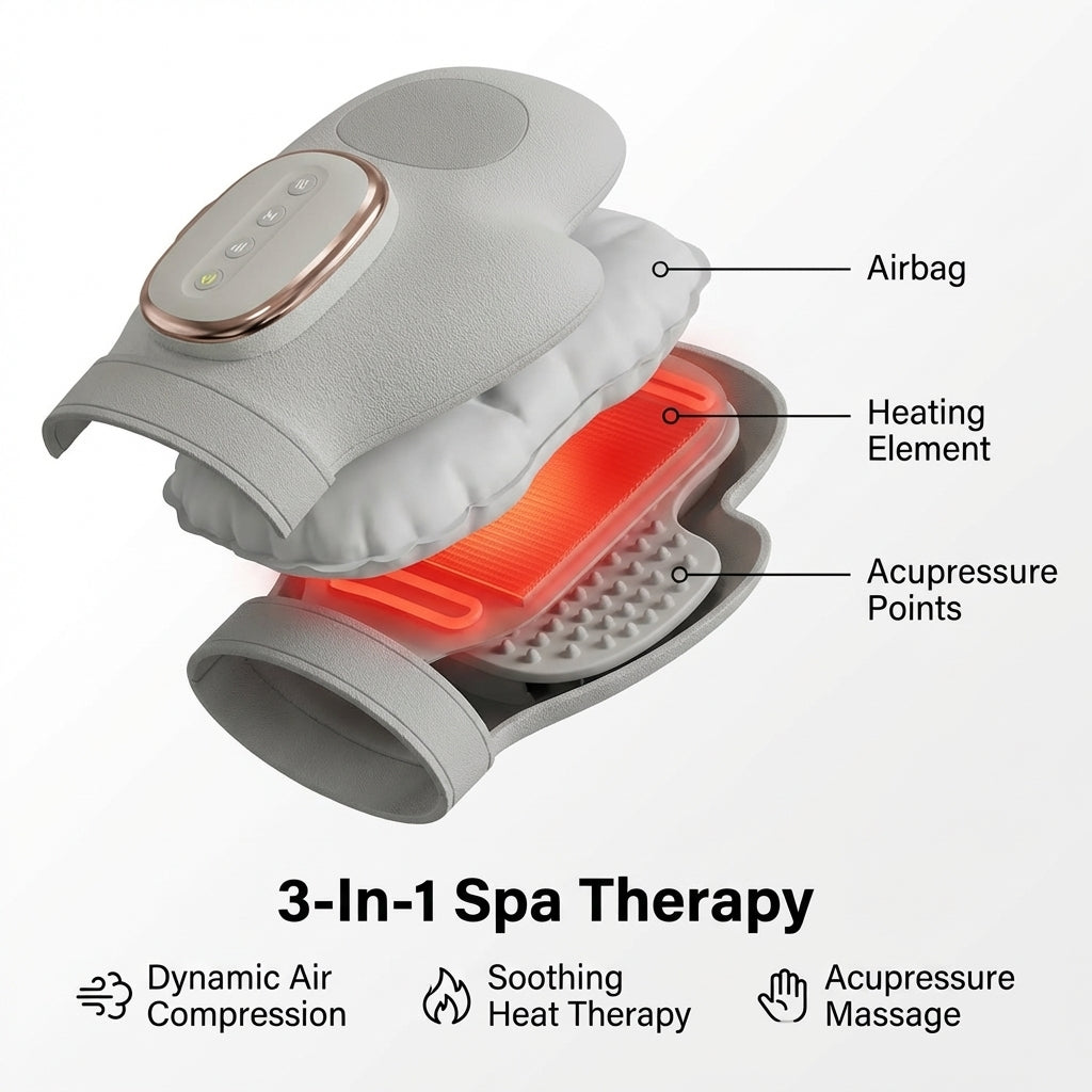 The Ultimate 3-in-1 Bionic Hand Massager: Instant, Drug-Free Relief for Arthritis & Numbness-Last Day Sale!🔥50% OFF