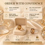 The Golden Hour Crown™ Elongated Cushion Lab-Grown Diamond Ring-Make Fingers Look Longer, Complete Every Outfit & Turn Everyday Moments Into Something Unforgettable | Gold or Silver | Last Day Sale-90% OFF🔥