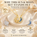 The Celestial Connection™ Magnetic Sun & Moon Necklace — Wear It Together, Share One Half, or Let the Pendants Reconnect Every Time You Meet | Last Day Sale-90% OFF🔥