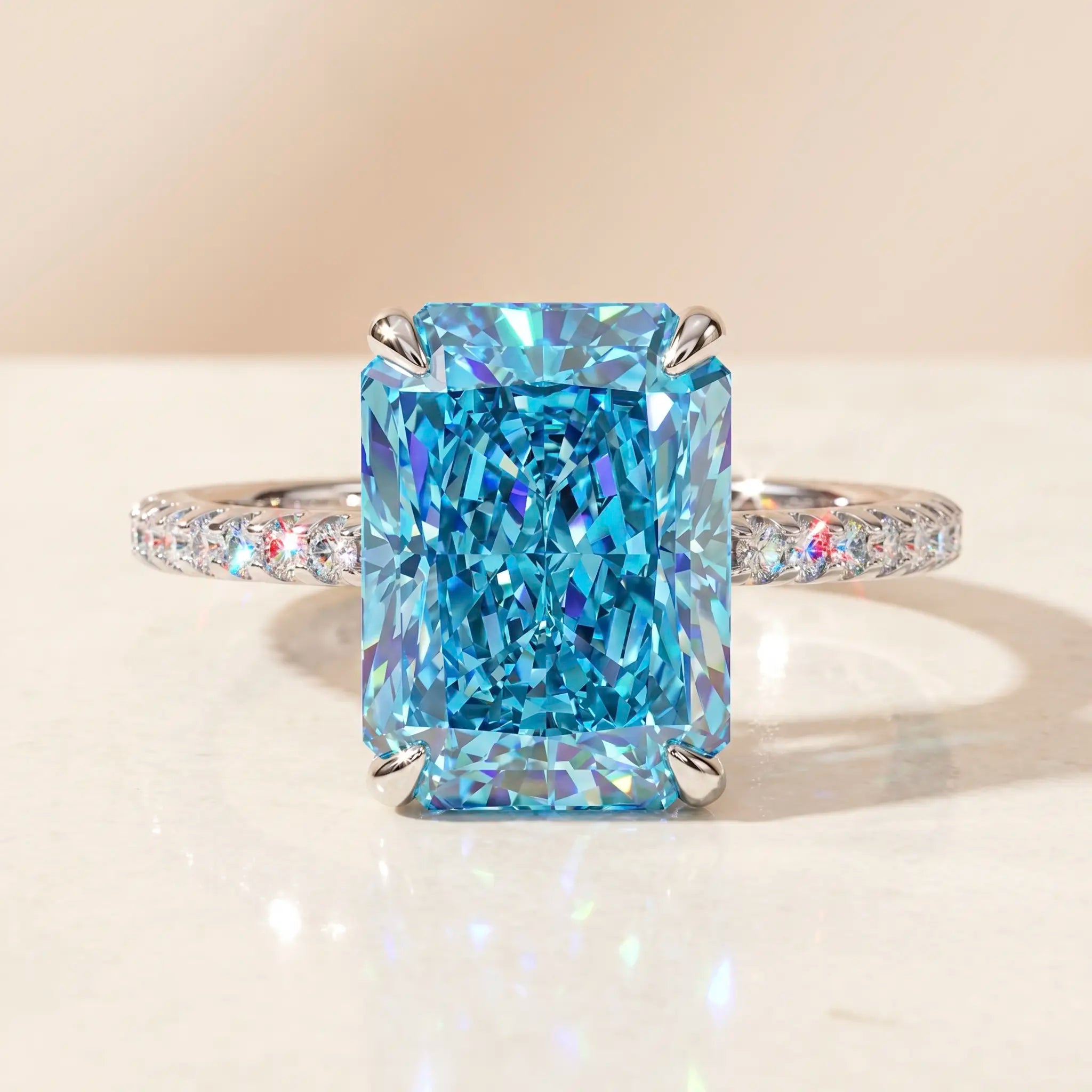 csandiva™ The "Timeless" 9.0ct Radiant Ring - Smart Luxury Alternative & Zero Anxiety Glamour | Claim 90% OFF Last Day🔥