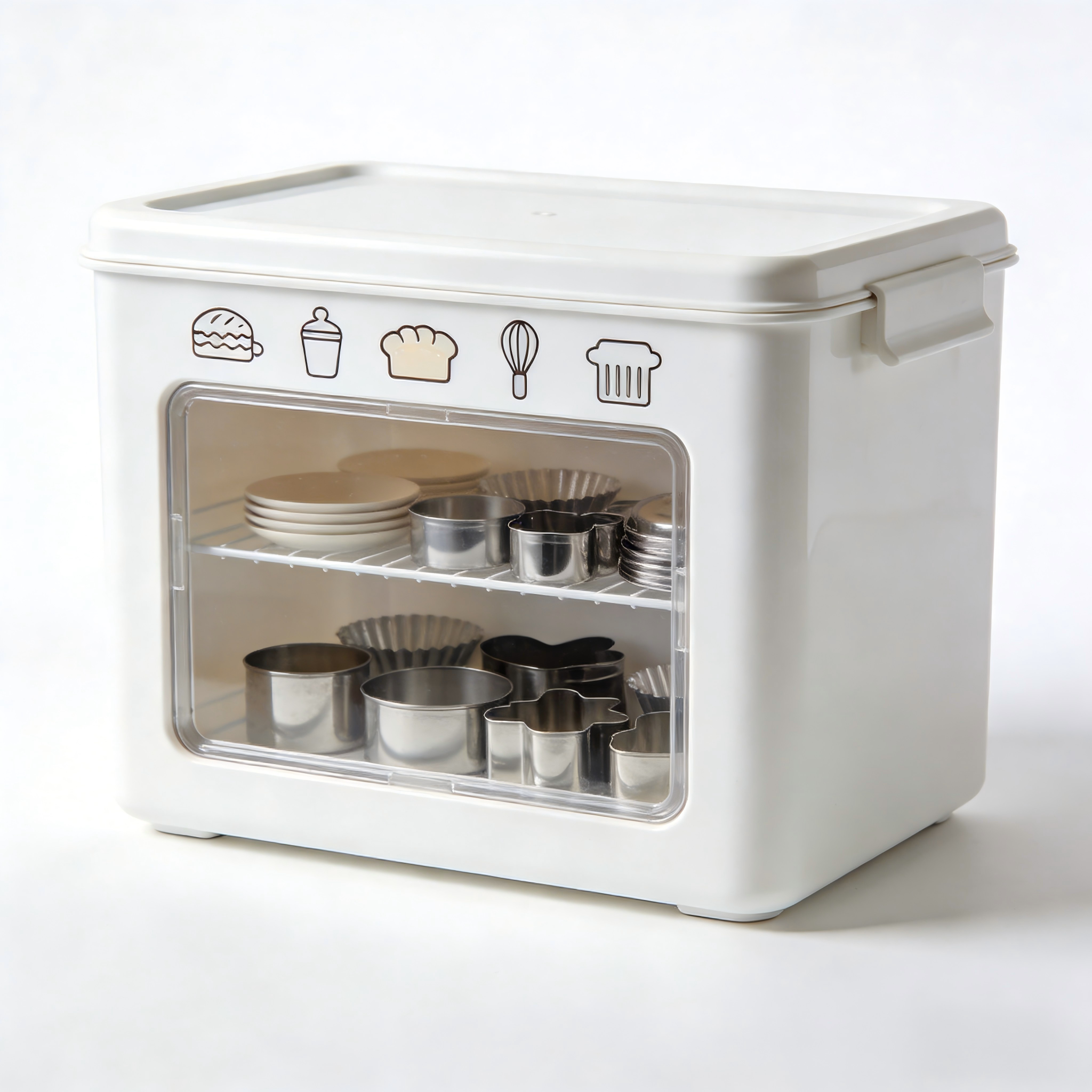Stackable Pantry Organizer for Baking Tools