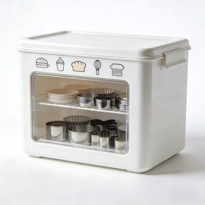 Stackable Pantry Organizer for Baking Tools