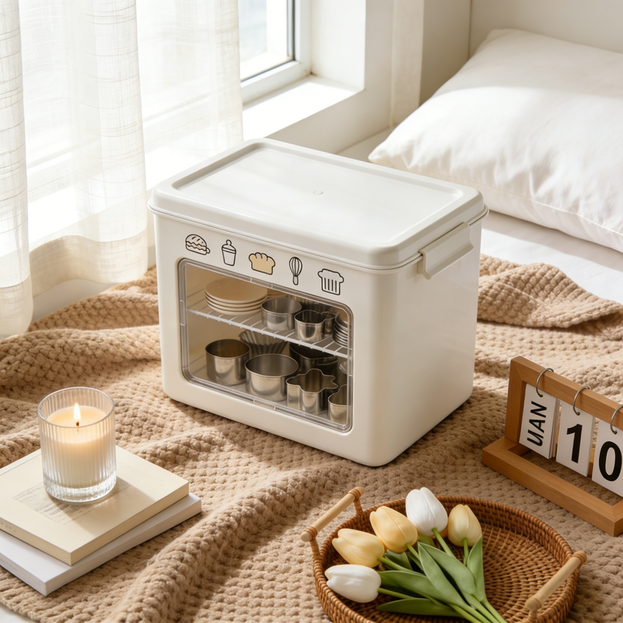 Stackable Pantry Organizer for Baking Tools