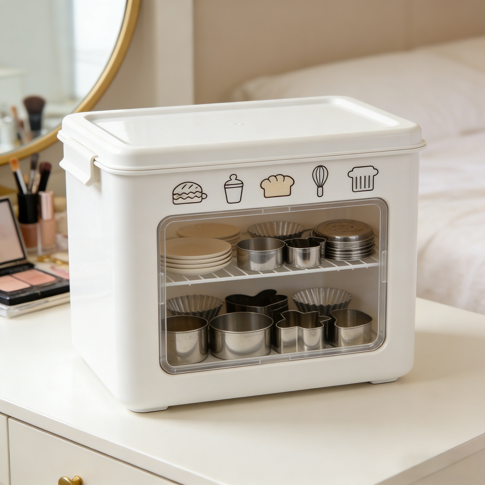 Stackable Pantry Organizer for Baking Tools