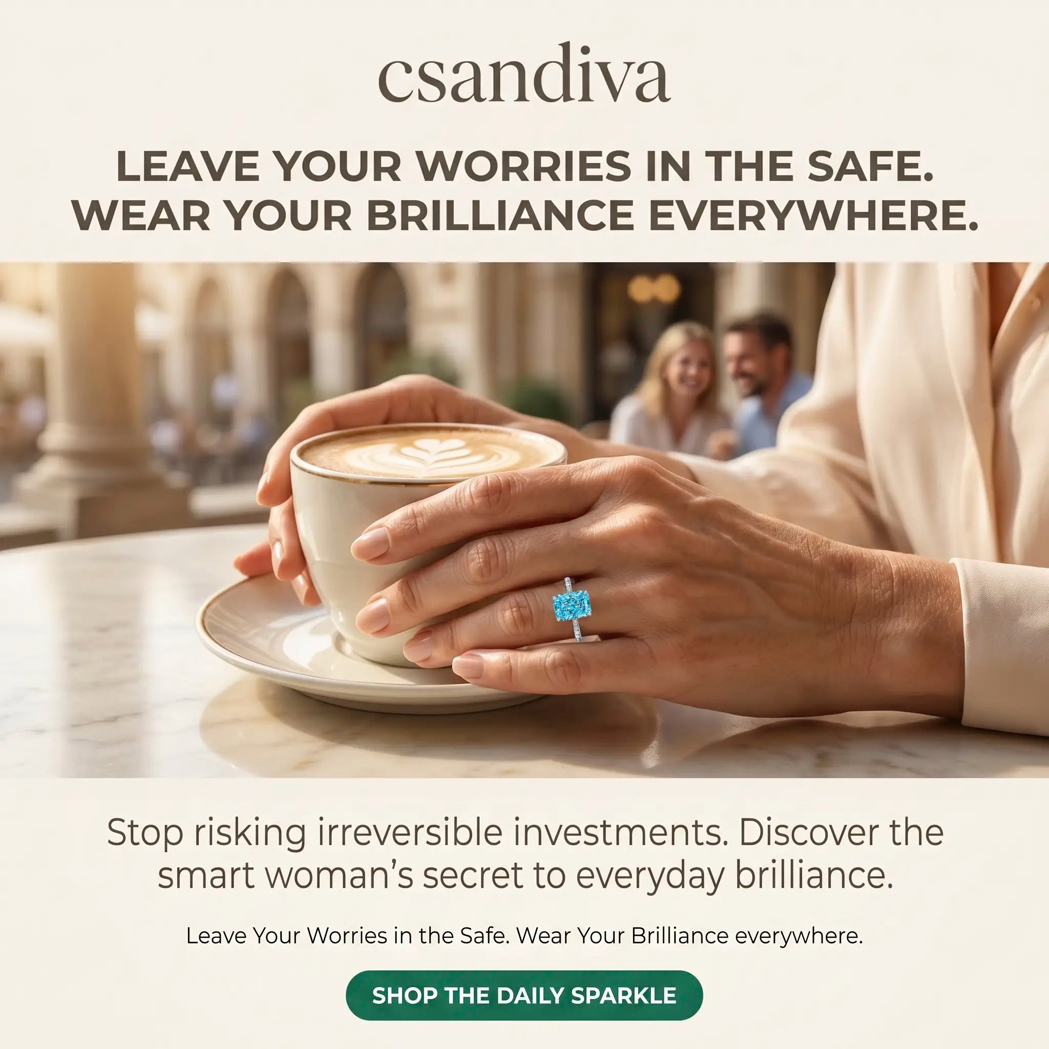 csandiva™ The "Timeless" 9.0ct Radiant Ring - Smart Luxury Alternative & Zero Anxiety Glamour | Claim 90% OFF Today🔥