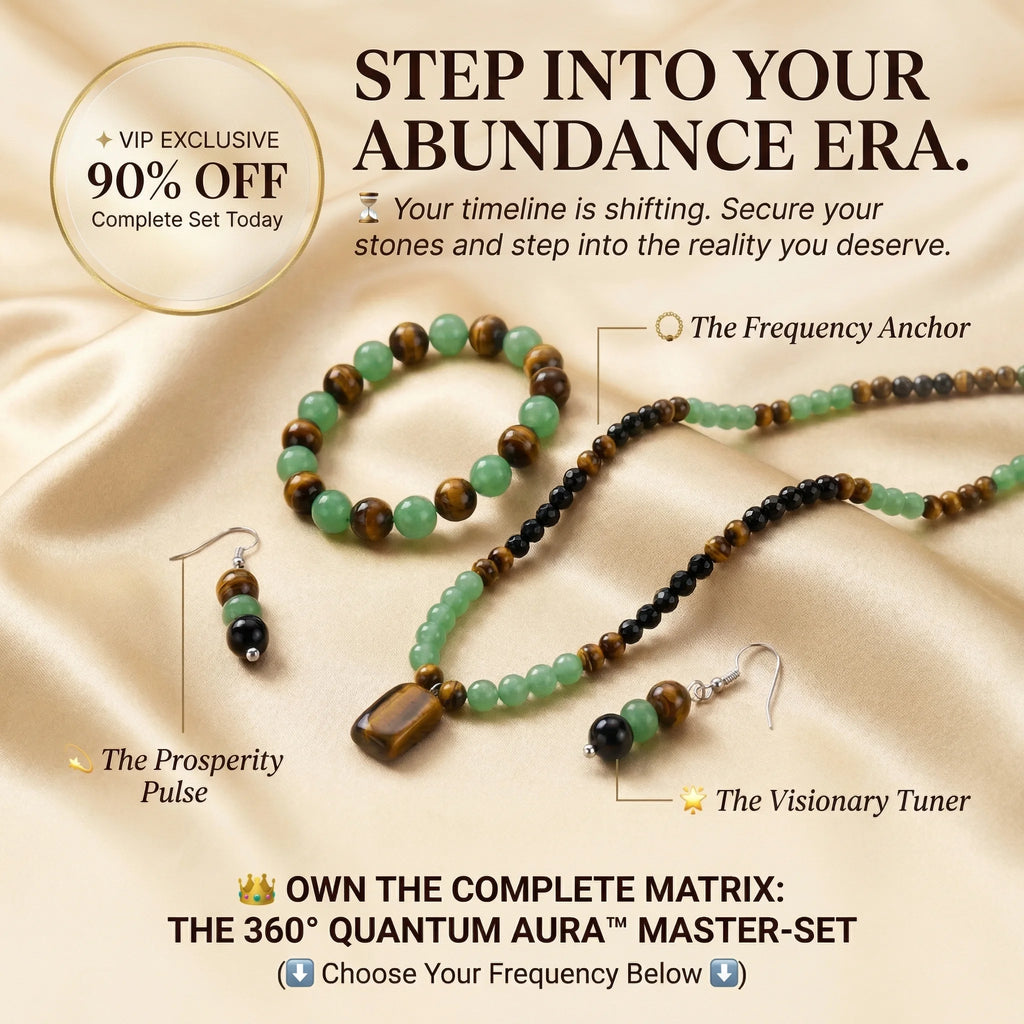 The "Trinity of Wealth" Collection 360° Quantum Aura™ Set | Attract Wealth Beautifully-Last Day Sale-90% OFF🔥