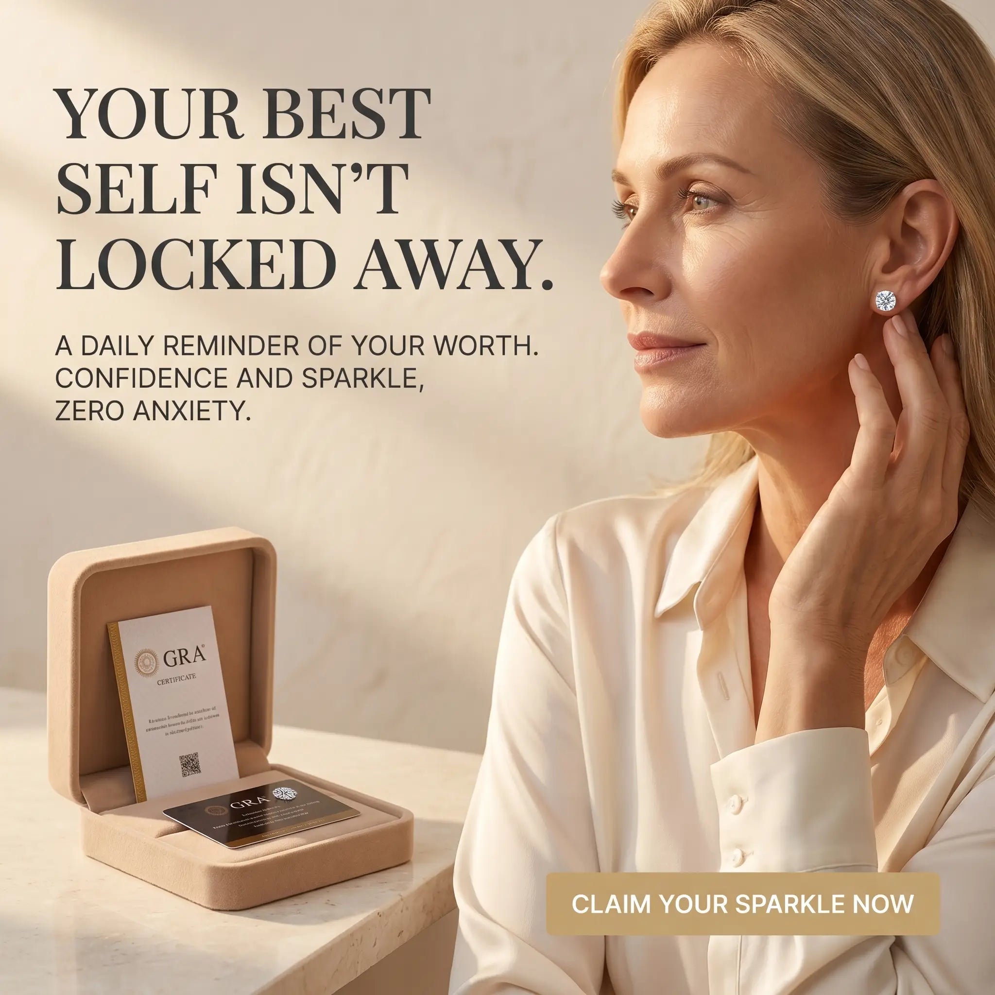 D-Color VVS1 Moissanite Stud Earrings — Exceptional Brilliance, Lightweight Comfort & Everyday Luxury Without the Diamond Price | Gold or Silver | Last Day Sale-90% OFF🔥