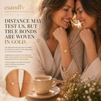 Csandiva 14K Gold "Eternal Bond" Matching Bracelet Set (2-Piece) | Today Only 90% OFF🔥