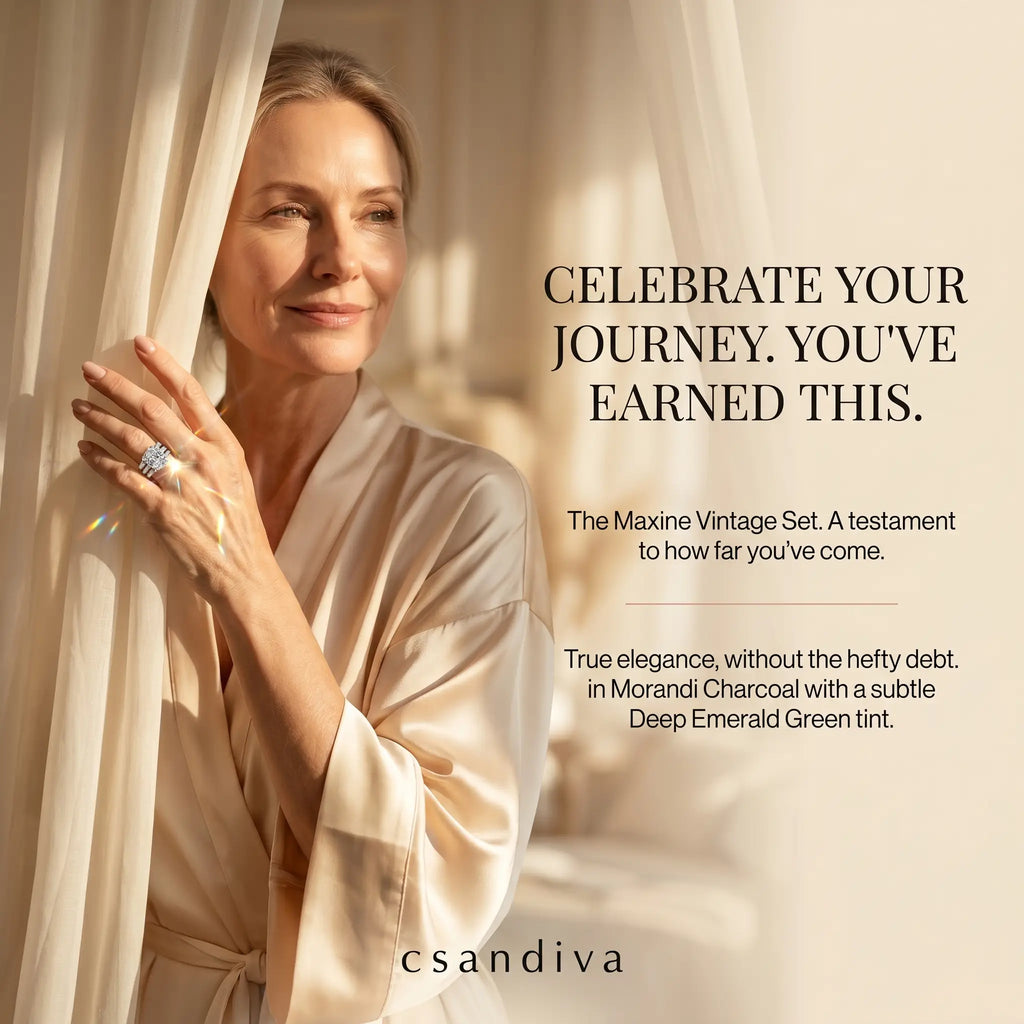 csandiva™ 3.0ct Vintage Nested Ring Suite - Smart Heirloom Alternative & Zero Anxiety Glamour | Claim 90% OFF Today🔥