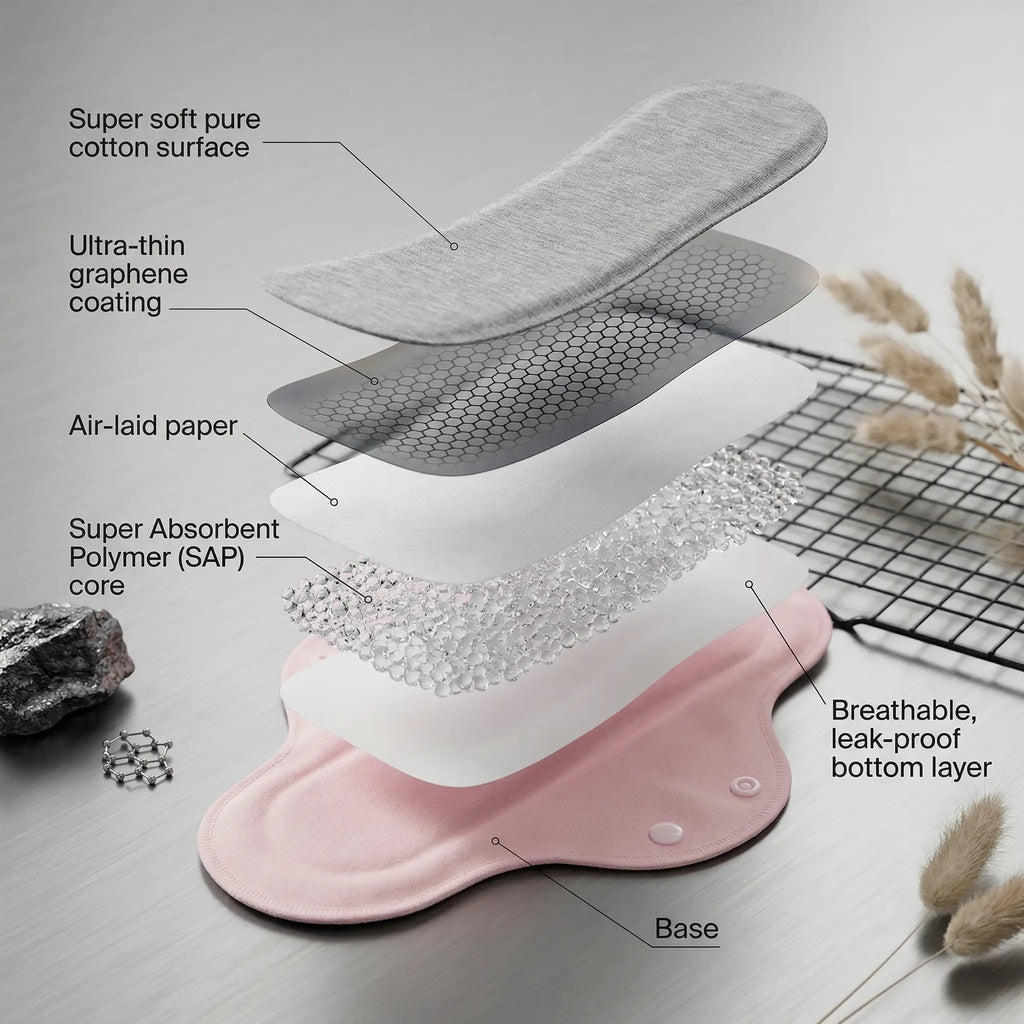 Ditch the Diaper Feeling. Experience the "Breathable" Comfort of Graphene.-Last Day Sale-90% OFF🔥
