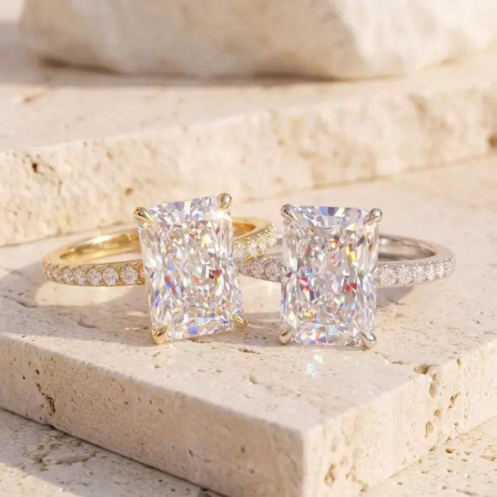 csandiva™ The "Timeless" 9.0ct Radiant Ring - Smart Luxury Alternative & Zero Anxiety Glamour | Claim 90% OFF Last Day🔥