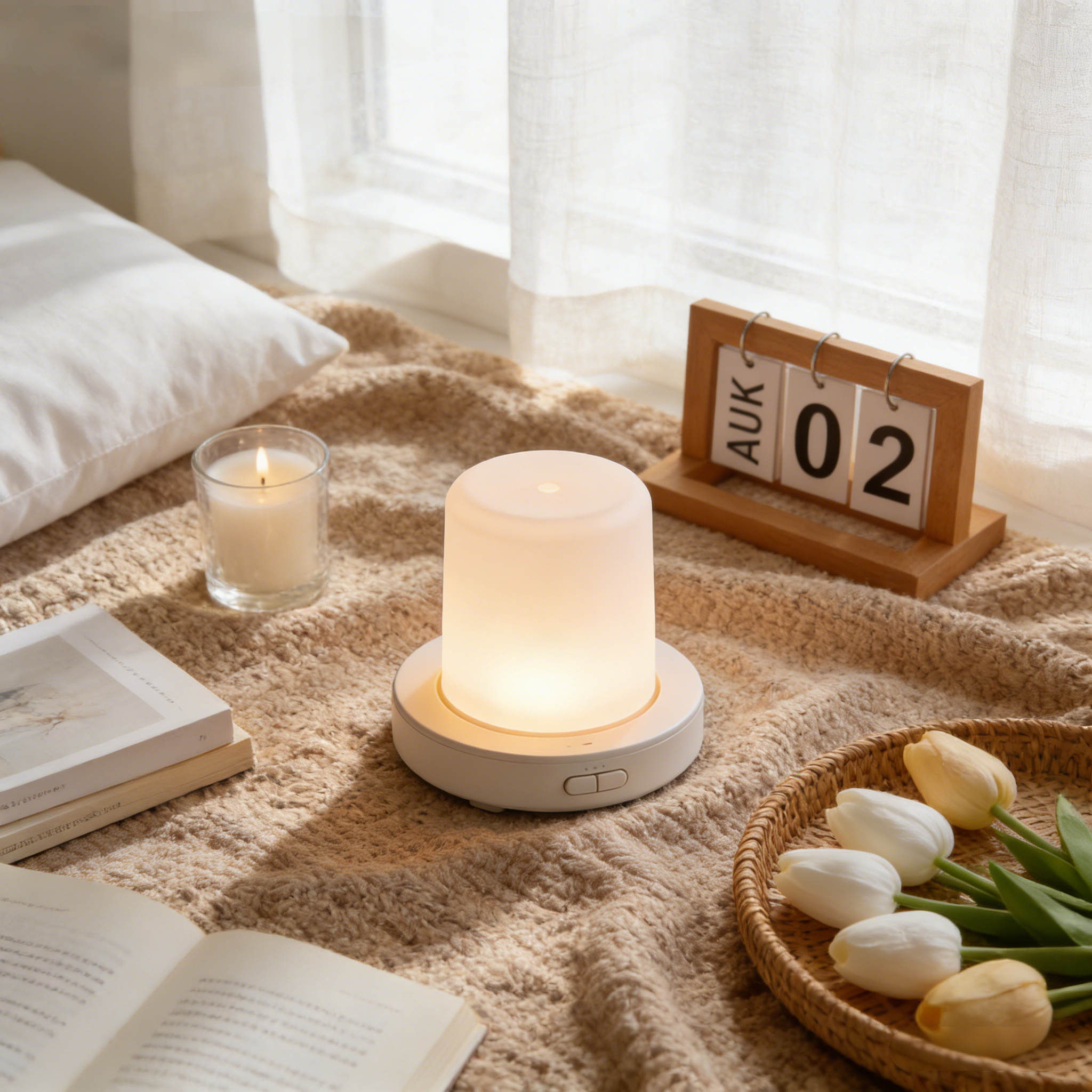 Soft Glow Nightstand Lamp