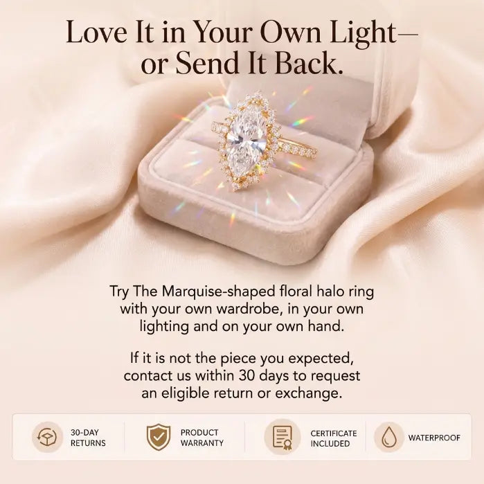 A Timeless Marquise Ring Designed To Make Every Moment Feel More Beautiful — Elegant Sparkle You’ll Love Wearing Every Day-Last Day Sale-90% OFF🔥