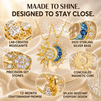 The Celestial Connection™ Magnetic Sun & Moon Necklace — Wear It Together, Share One Half, or Let the Pendants Reconnect Every Time You Meet | Last Day Sale-90% OFF🔥