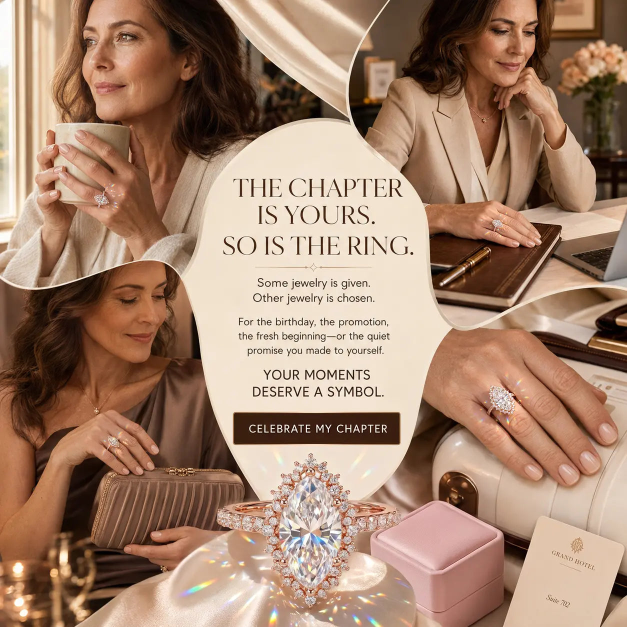 A Timeless Marquise Ring Designed To Make Every Moment Feel More Beautiful — Elegant Sparkle You’ll Love Wearing Every Day-Last Day Sale-90% OFF🔥