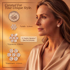 csandiva™ The Timeless Bloom Moissanite Studs - Zero Anxiety Elegance & Radiant Heirloom Alternative | Last Day 90% OFF🔥