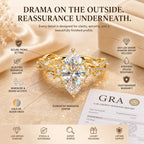 The Marquise Crown Lab-Grown Diamond Ring Set — A Three-Piece Bridal Stack Made for Your Forever | Gold or Silver | Last Day Sale-90% OFF🔥