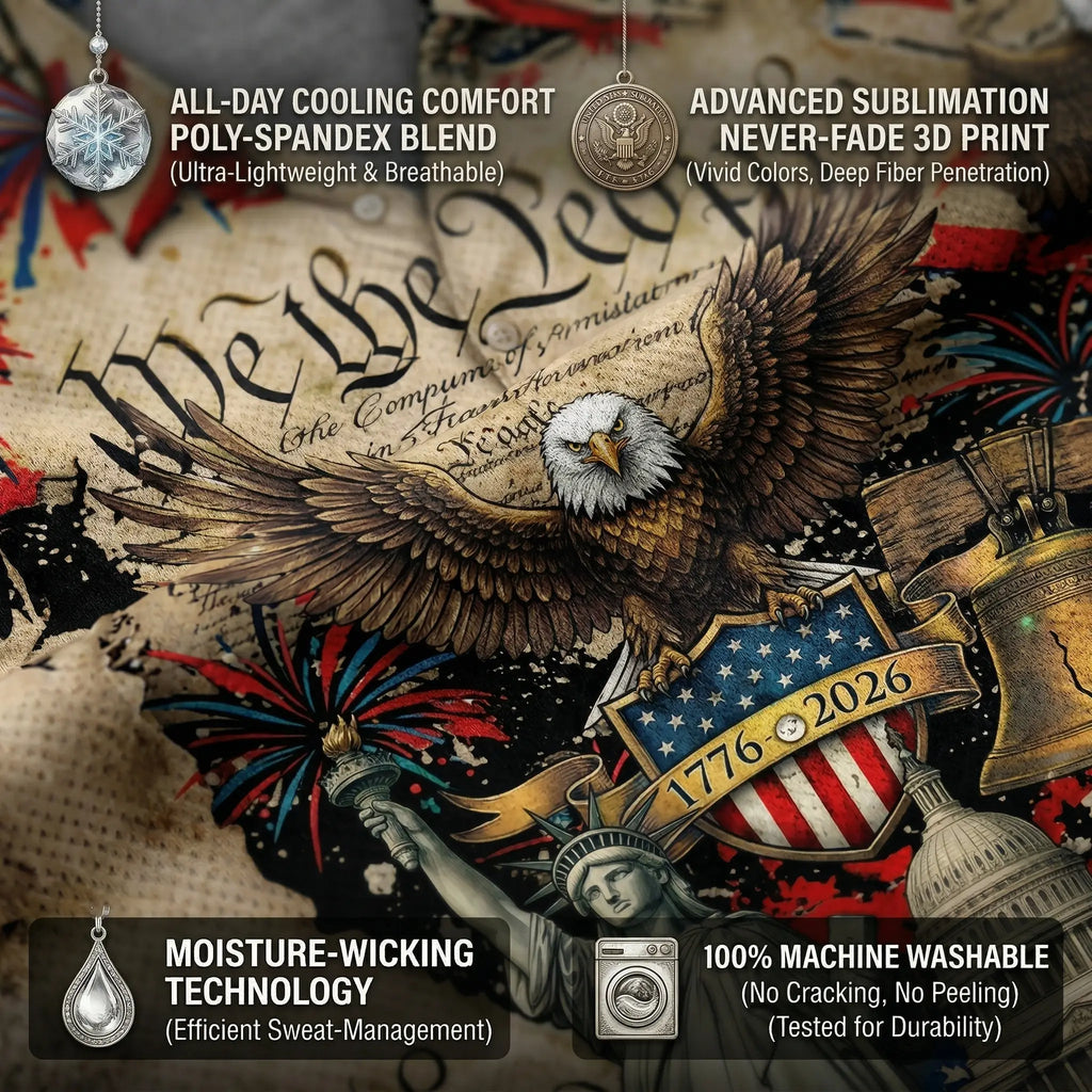 America 250th Anniversary Hawaiian Shirt | Faith & Freedom Apparel Last Day Sale-90% OFF🔥
