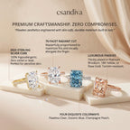 csandiva™ The "Timeless" 9.0ct Radiant Ring - Smart Luxury Alternative & Zero Anxiety Glamour | Claim 90% OFF Today🔥