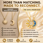 The Celestial Connection™ Magnetic Sun & Moon Necklace — Wear It Together, Share One Half, or Let the Pendants Reconnect Every Time You Meet | Last Day Sale-90% OFF🔥