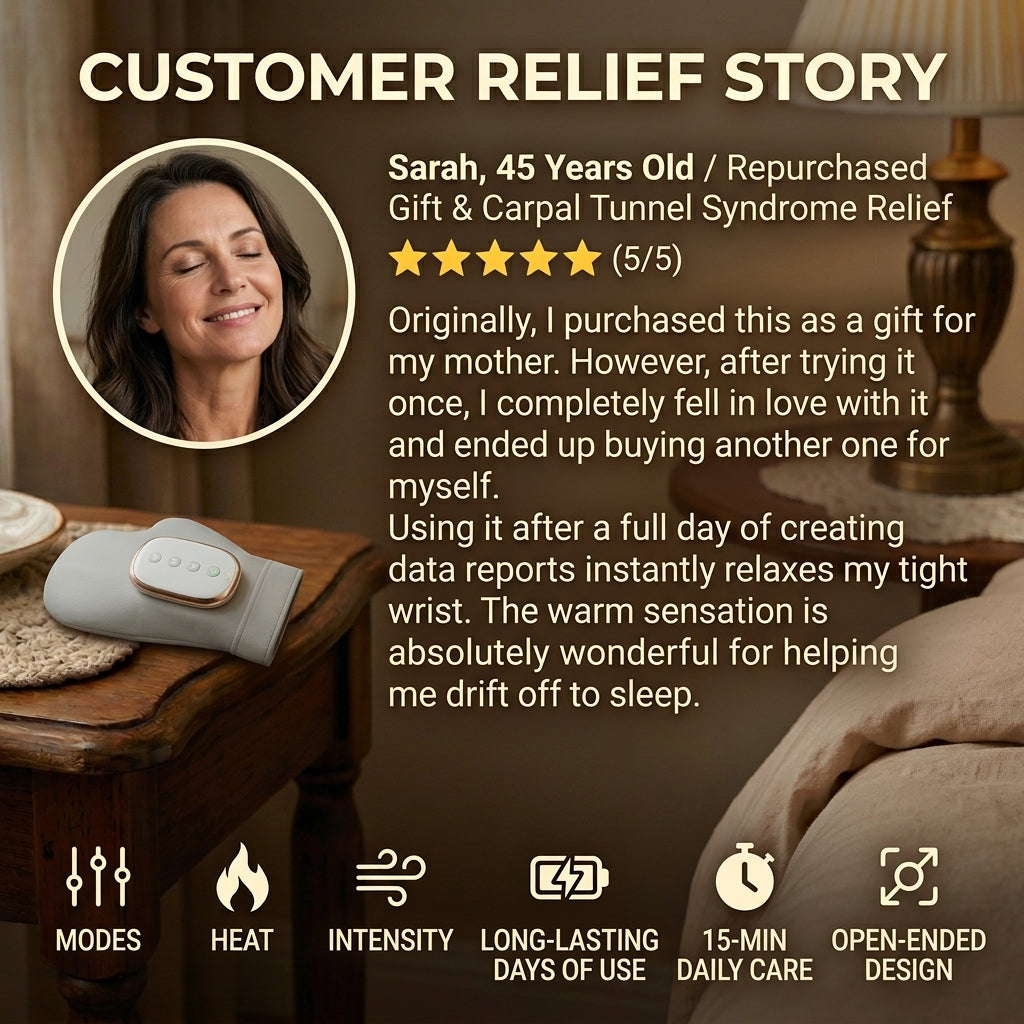 The Ultimate 3-in-1 Bionic Hand Massager: Instant, Drug-Free Relief for Arthritis & Numbness-Last Day Sale!🔥50% OFF