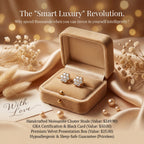csandiva™ The Timeless Bloom Moissanite Studs - Zero Anxiety Elegance & Radiant Heirloom Alternative | Last Day 90% OFF🔥