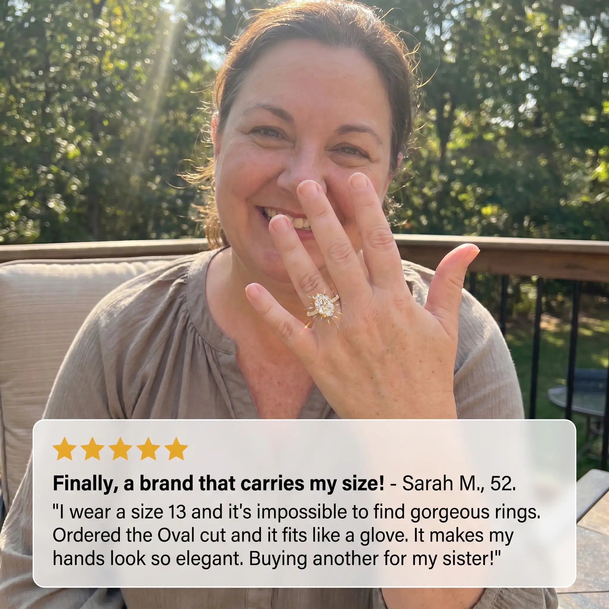 Csandiva™ The "Heiress" Flawless Moissanite Statement Ring | $15k Megawatt Brilliance, Passes Testers, Hypoallergenic (Sizes 4-15) | Last Day 90% OFF 🔥