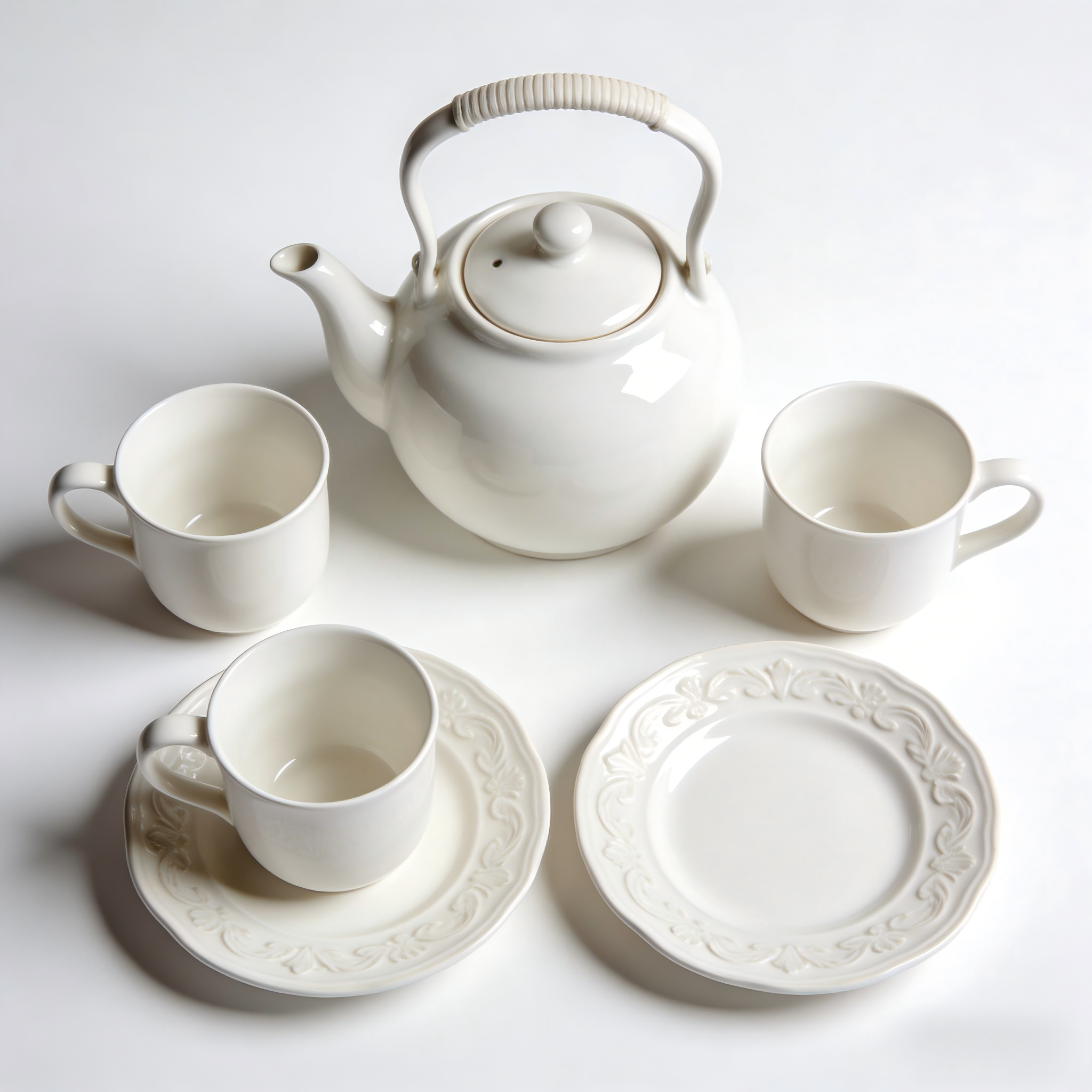Minimalist Porcelain Tea Set