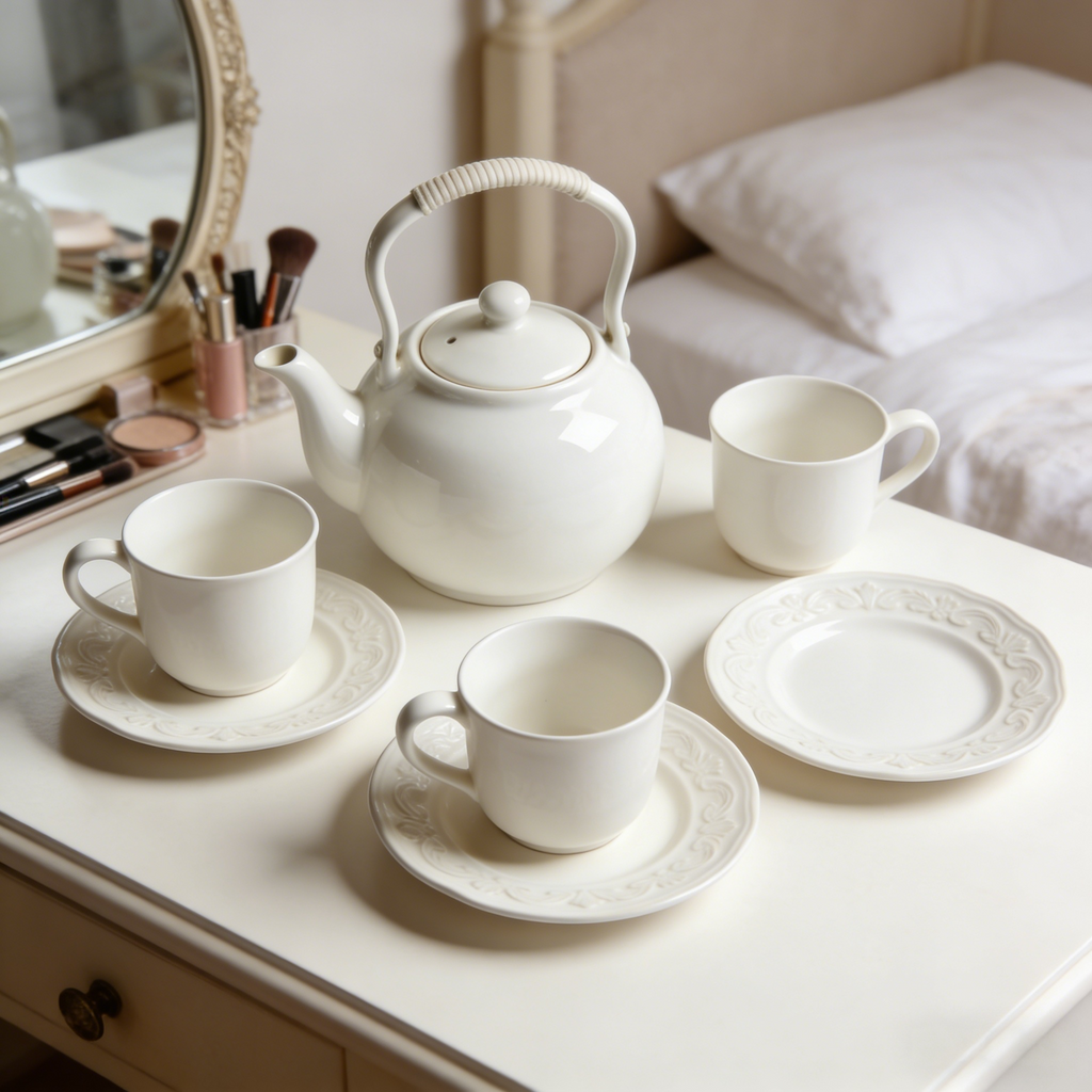 Minimalist Porcelain Tea Set