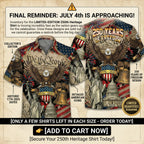 America 250th Anniversary Hawaiian Shirt | Faith & Freedom Apparel Last Day Sale-90% OFF🔥