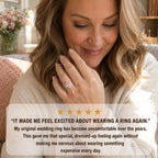 The Blush Aurora Pink Oval Moissanite Ring — A Luminous Blush Center, Flattering Oval Shape & Vintage Starburst Halo Made to Celebrate the Woman You’ve Become | Gold or Silver | Last Day Sale-90% OFF🔥