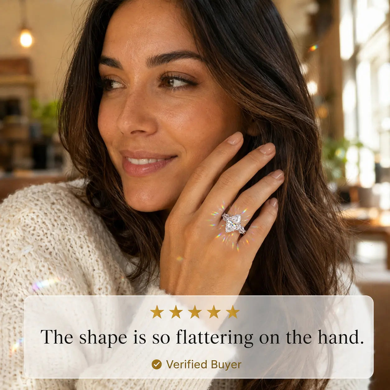 The Marquise Crown Lab-Grown Diamond Ring Set — A Three-Piece Bridal Stack Made for Your Forever | Gold or Silver | Last Day Sale-90% OFF🔥