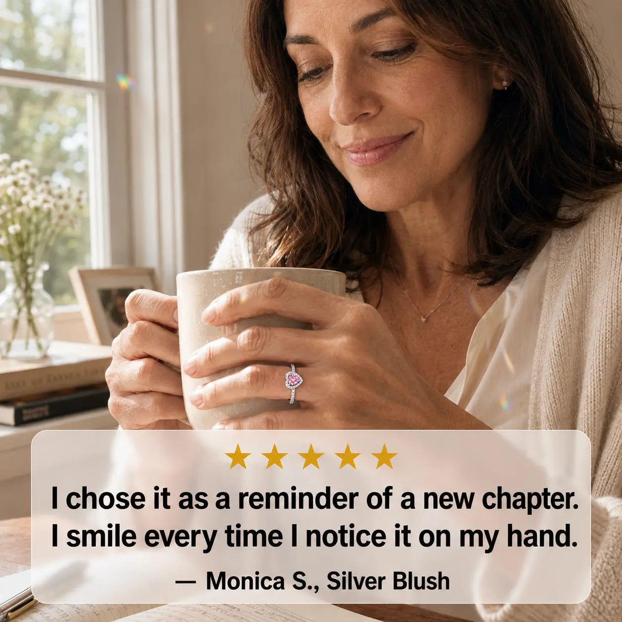 The Blush Promise™ Pink Heart Halo Ring — Grown-Up Romance, Made to Mean More | Last Day Sale-90% OFF🔥