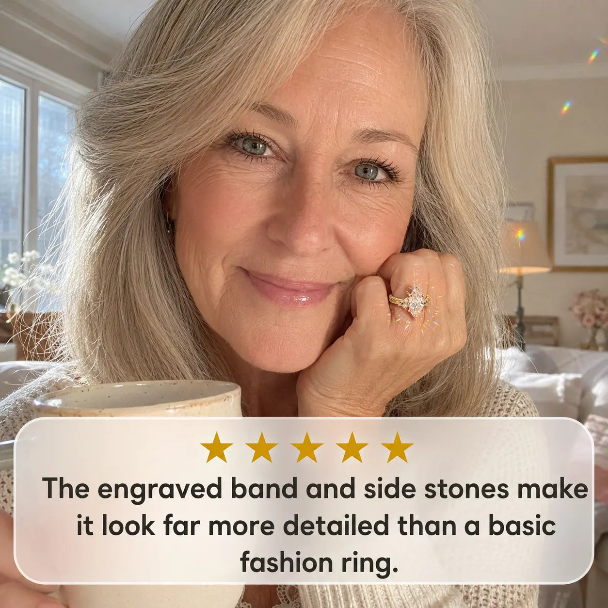 The Marquise Bloom Vintage Moissanite Ring — A Finger-Flattering Marquise Silhouette with Romantic Floral Details in Clear or Blush Pink | Last Day Sale-90% OFF🔥