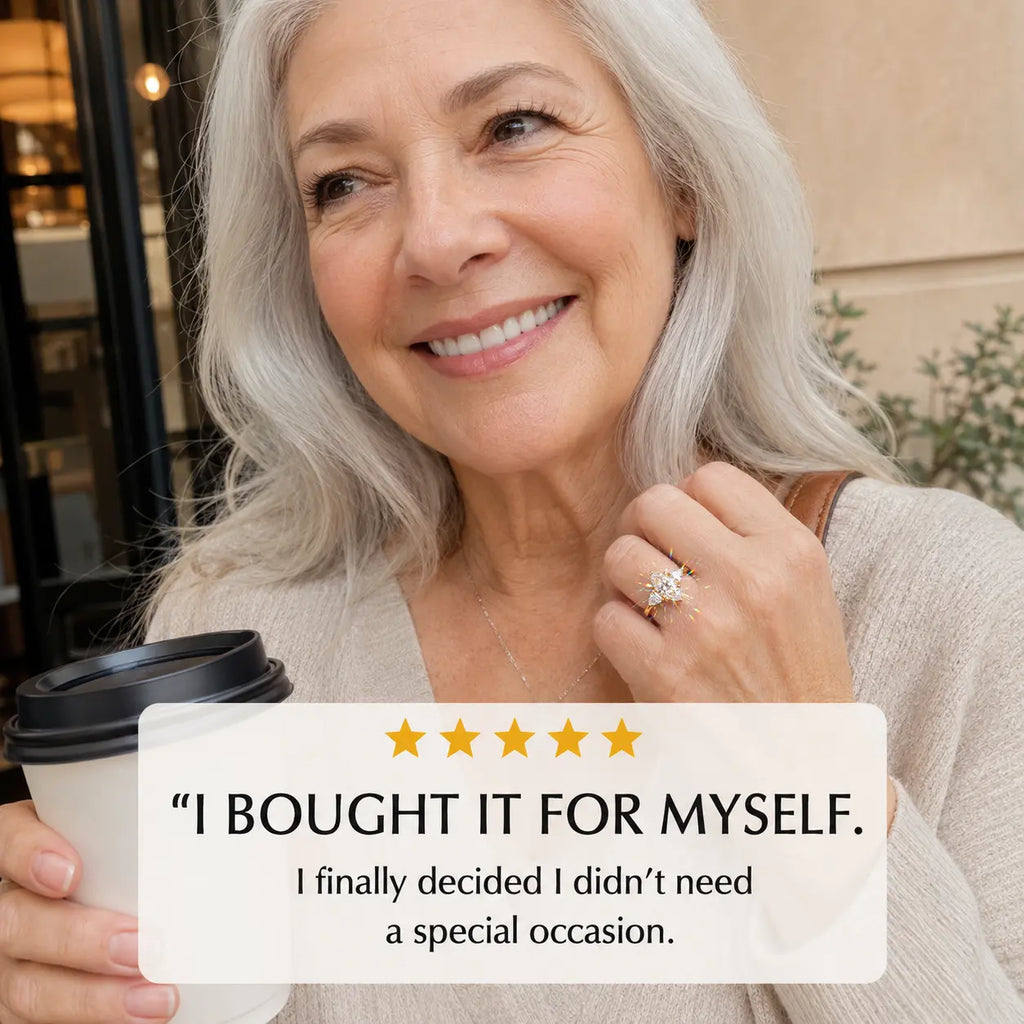 The Marquise Embrace™ Lab-Grown Diamond Three-Stone Ring – Elongated Brilliance, Flattering Elegance & Meaning for Every Chapter | Gold or Silver | Last Day Sale-90% OFF🔥