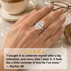 Made to Be Noticed — 7.00CT Marquise Lab-Grown Diamond Ring with Baguette Hidden Halo & Custom-Look Brilliance | Gold or Silver | Last Day Sale-90% OFF🔥