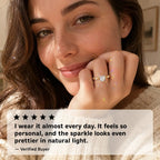 A Promise You Can Wear Every Day — Heart-Cut 5A CZ “I Promise You” Ring in 925 Sterling Silver | Gold or Silver | Last Day Sale-90% OFF🔥