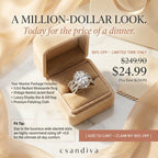 csandiva™ 3.0ct Vintage Nested Ring Suite - Smart Heirloom Alternative & Zero Anxiety Glamour | Claim 90% OFF Today🔥