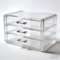 Transparent Acrylic Storage Drawer Unit