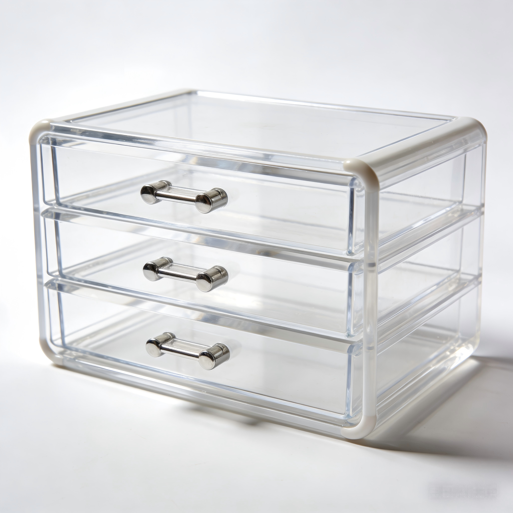 Transparent Acrylic Storage Drawer Unit
