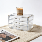 Transparent Acrylic Storage Drawer Unit