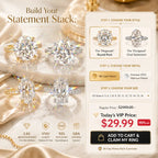 Csandiva™ The "Heiress" Flawless Moissanite Statement Ring | $15k Megawatt Brilliance, Passes Testers, Hypoallergenic (Sizes 4-15) | Last Day 90% OFF 🔥