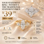The Marquise Embrace™ Lab-Grown Diamond Three-Stone Ring – Elongated Brilliance, Flattering Elegance & Meaning for Every Chapter | Gold or Silver | Last Day Sale-90% OFF🔥