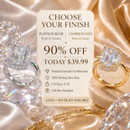 The Crystal-Clear Elongated Step-Cut Moissanite Halo Ring — Visually Lengthens Your Fingers, Frames the Center With Brilliant Micro-Pavé Sparkle & Delivers a Custom-Luxury Look Without the Fine-Jewelry Worry | Gold or Silver | Last Day Sale-90% OFF🔥